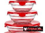 Set de 5 pozuelos de cristal en 3500 cup