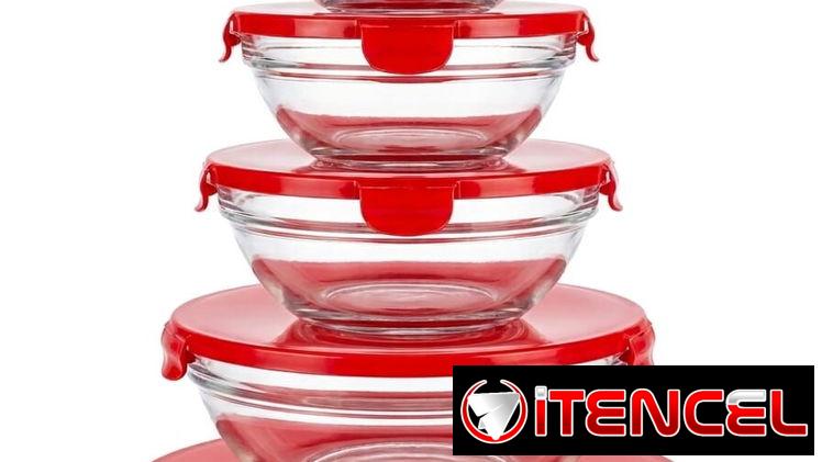 Set de 5 pozuelos de cristal en 3500 cup