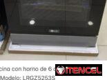Cocinas con horno de 6 hornillas marcas RUDENKOV y LG. NUEVO. ENTREGA INMEDIATA