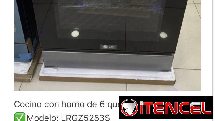 Cocinas con horno de 6 hornillas marcas RUDENKOV y LG. NUEVO. ENTREGA INMEDIATA