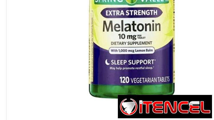 Melatonina 120 tab de 10mg 22 usd