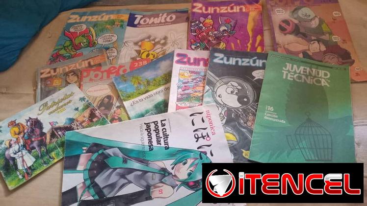Grupo de revistas x $110 Revista japonesa  Pioneros Zunzunes Juventud Técnica entre otros.
