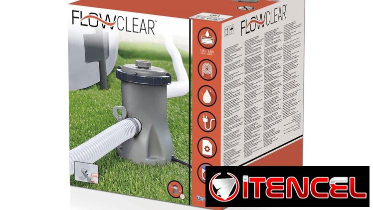 Bomba de filtrado de 1249 L para piscinas Bestway