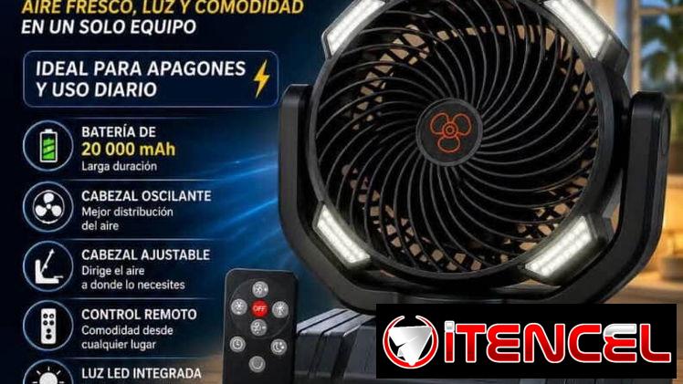 Ventiladores recargables