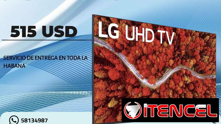 Smart TV LG de 55 pulgadas con soporte