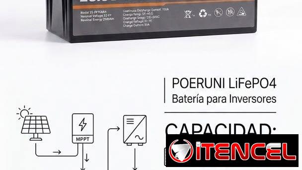 BATERÍA LiFePO4 25.6V – 100Ah