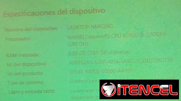 KIT DE 6TA-7MA CON GIGABYTE B250, CELERON G3930 Y 8GB DE RAM, AL KILO AL 52843801