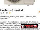 En venta Split Milexus 1 tonelada