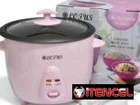 Ollas Arroceras Rosadas y Negras al igual de 1.5 LT