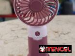 Ventilador portátil de mano. Recargable. 8 usd