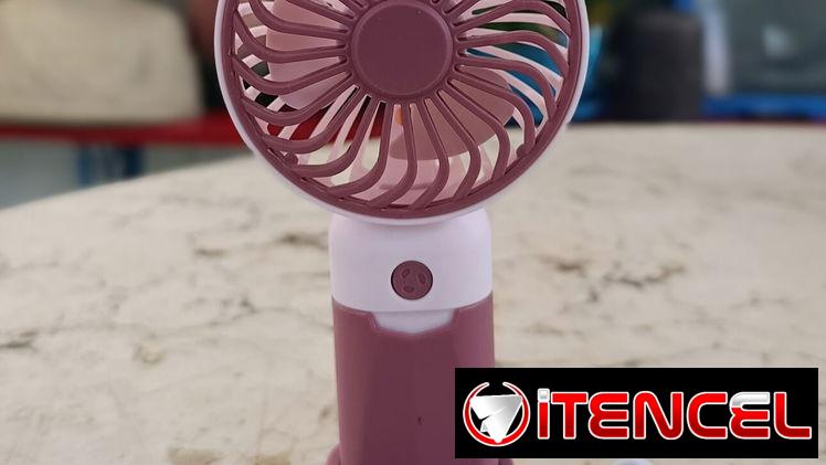 Ventilador portátil de mano. Recargable. 8 usd