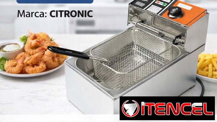 De Aceite con Escurridor / Freidora De Aceite 6L