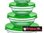 Set de 5 pozuelos de cristal en 3500 cup
