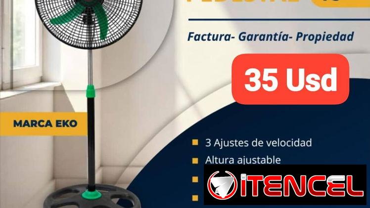 Ventilador de Pedestal Eko 18″, Garantía de 6 meses, Entrega gratis para toda La Habana