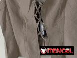 Blusa elegante, femenina, Talla 40 ( M) , color arena marca BOOHOO