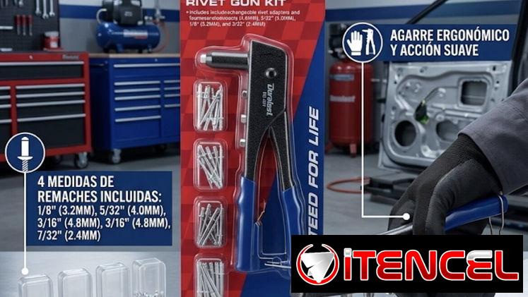 Kit de Remachadora Manual Duralast RG-001 es una herramienta de alta eficiencia