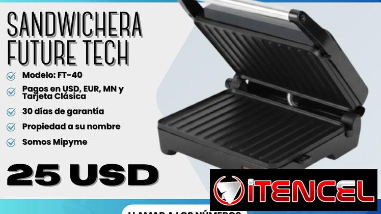 🥖 SANDWICHERA – TOSTADORA  ✅ FUTURE TECH  💲25 USD
