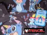 Mochila con merendero y cartuchera de Stitch