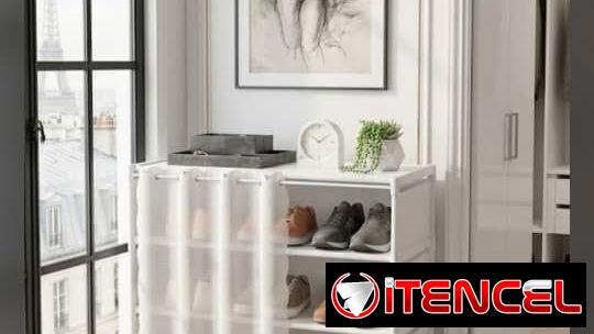 🚨Zapatera de 4 y 5 niveles con Cortina