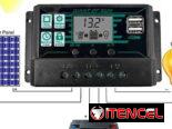 Control de carga de panel solar 100A  MPPT y PWM leer dentro