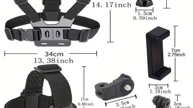☎️53544655 🛵 Entrega Disponible ⭐Kit de Accesorios 7 en 1 para Cámaras de Acción ⭐