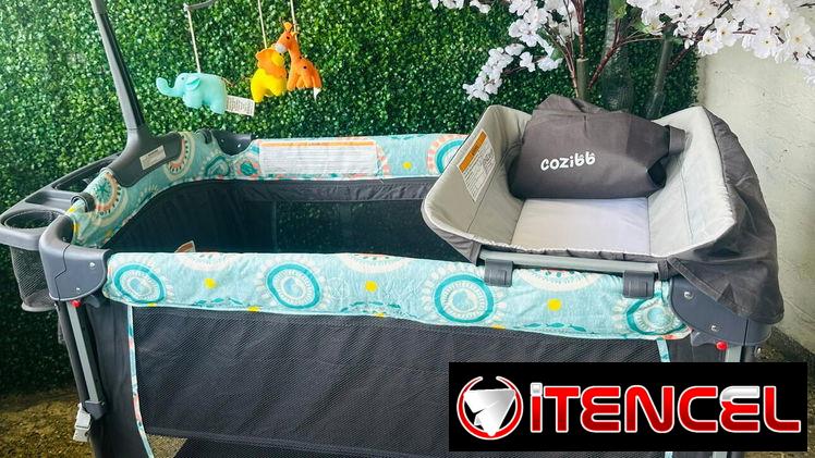 Cuna corral colecho unisex con accesorios varios