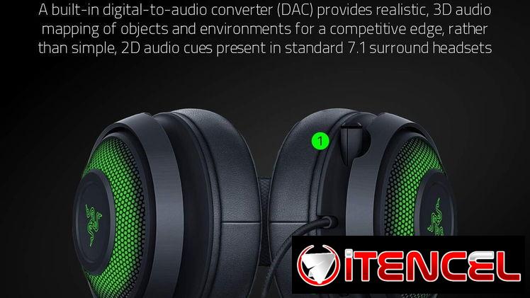 🎧 RAZER KRAKEN ULTIMATE RGB – GAMING PREMIUM  Sonido envolvente 7.1