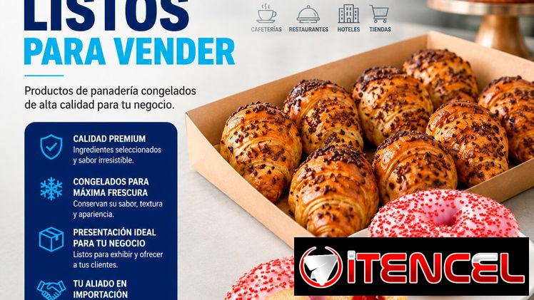 Croissants y donas congeladas