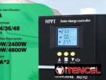 Control de carga de panel solar 100A  MPPT y PWM leer dentro