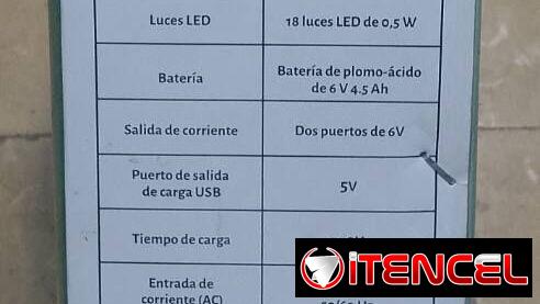 Ventilador de Pie Recargable Guajiritos de 16″(Modelo G-82024V1)
