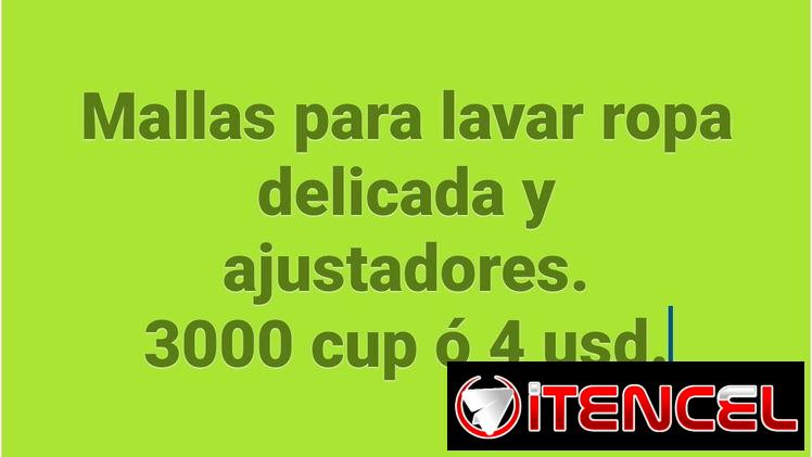 Mallas de lavado, para ropa delicada y ajustadores.
