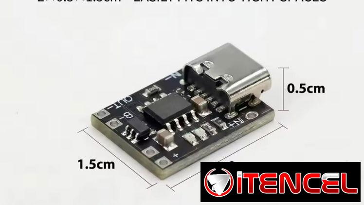 🔋 Módulo TP4056 Tipo C – Carga y Protege Baterías de Litio 3.7V