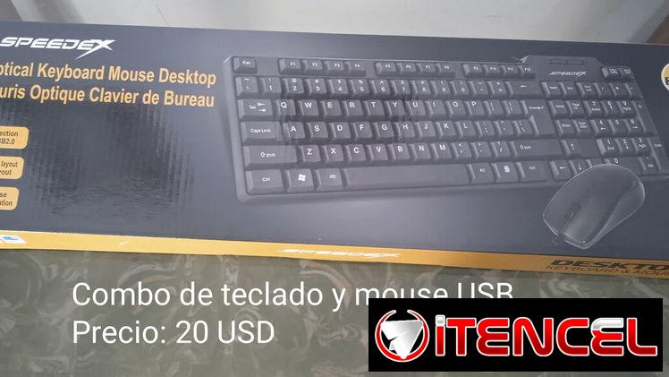 🚨Combo de teclado y mouse USB, los detalles y precios en cada foto, 📞👉🏻 58684483