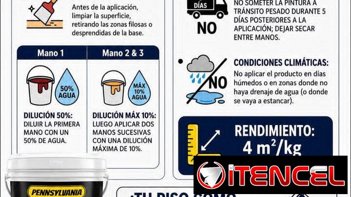 ….PINTURA TRANSITABLE PARA PISO….. Se aceptan transferencia