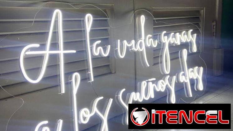Carteles de acrílico y neon flex