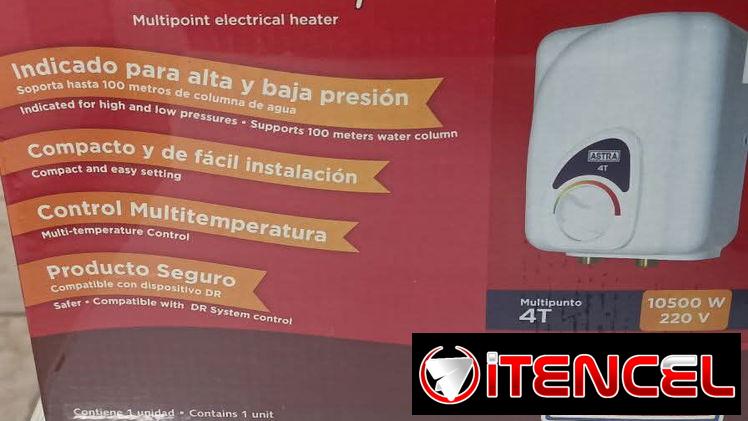 Calentador eléctrico Astra 10.5KW 220V blanco