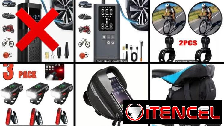 Accesorios para motos, bicicletas y vehículos en general