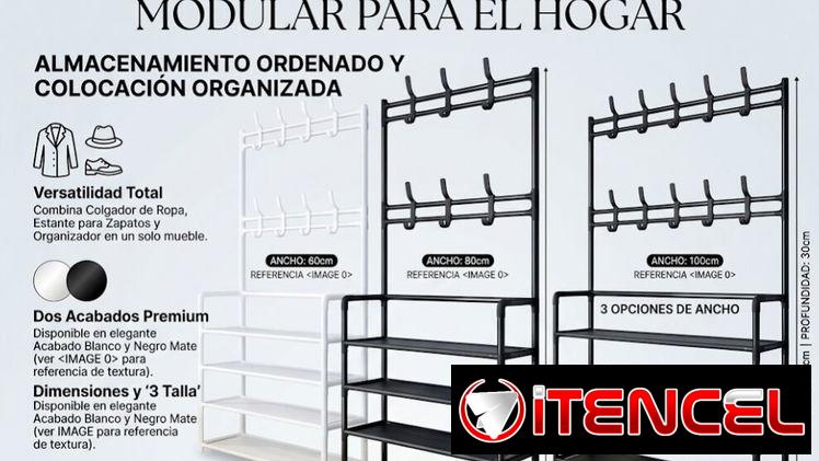 Estante multifuncional grande, una columna por 5 niveles *60 , zapatera
