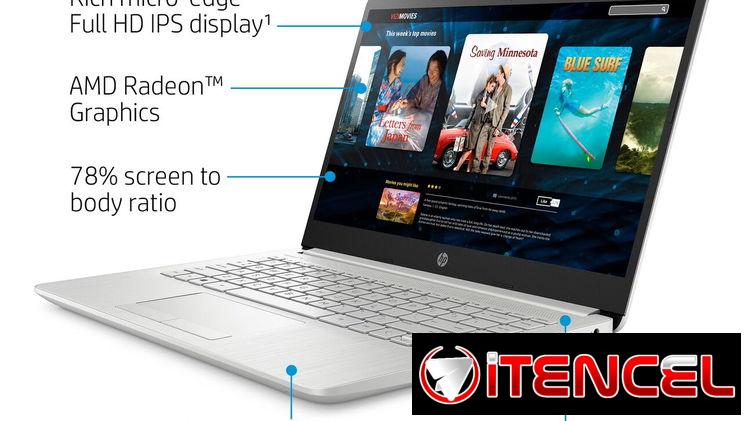 LAPTOP 🎁NUEVA🎁📦CAJA, HP (14-dk1032wm), 14″ FHD IPS, AMD Ryzen 3 3250U, 4GB RAM, Radeon, 128GB SSD