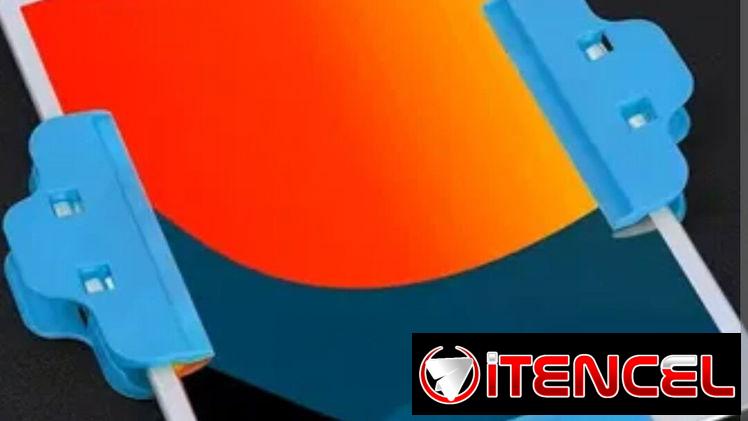 Pinzas plásticas azules ajustables para la reparación de pantallas