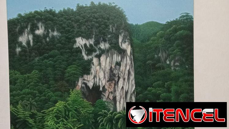 Obra de arte, paisaje cubano