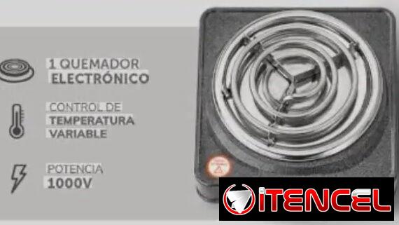 Cocina eléctrica, Premier, 1 hornilla, 1000W, 213x238x78 -mensajería gratis y garantía
