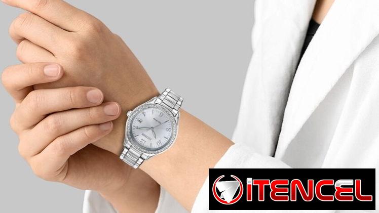 RELOJ CITIZEN ECODRIVE CLASSIC CRYSTAL (EO1181-55A) DE MUJER , 34MM EN ACERO INOXIDABLE , CON BISEL DE PIEDRAS 58049738