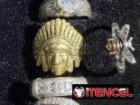 Anilla de plata 925 cifrado de joyería fina