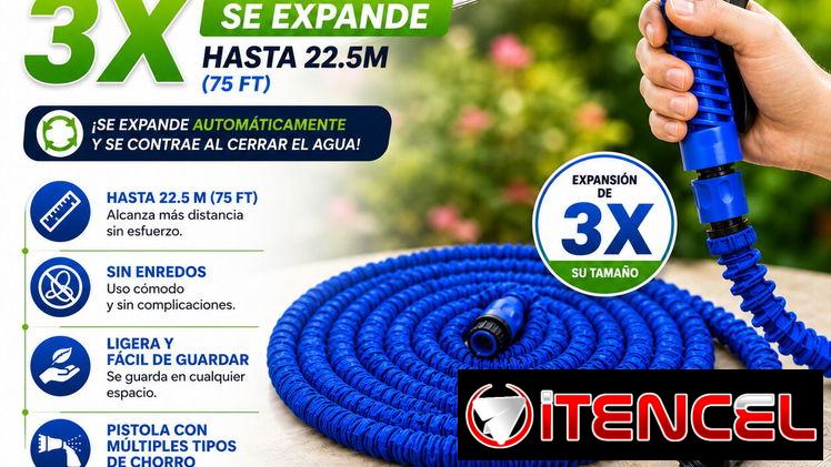 Manguera flexible – expandible con 7 chorros de agua distintos (L&G)