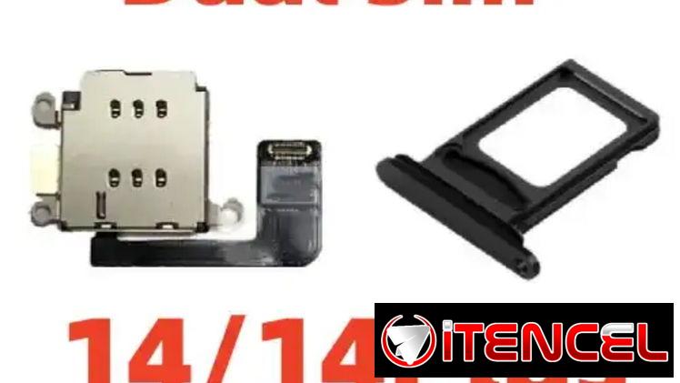 Tengo los dispositivos porta sim dual para todos los modelos de iPhone del 11 al 15 pro Max!! Use 2 líneas a la vez.