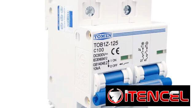 Breaker DC (Corriente Directa) TOMZN , de 125A de 2 polos (Vedado)