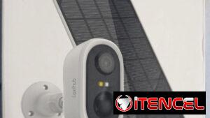 Camara recargable con panel solar