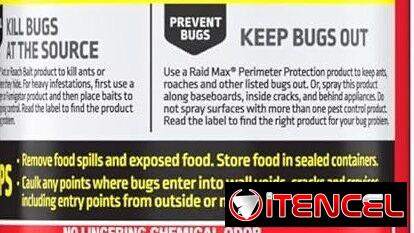 Raid spray para hormigas y cucarachas 17.5 oz