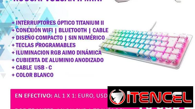 🎮 Teclado Óptico Roccat Vulcan II Mini – 70 USD